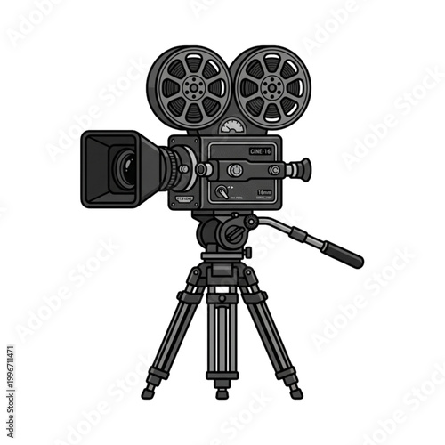 old movie camera