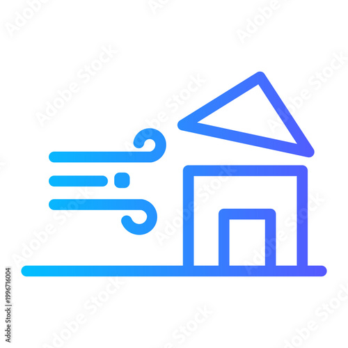 hurricane gradient icon