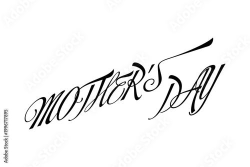 MOTHER'S DAY - 母の日を祝うシンプルなロゴマーク、Mother's Day
