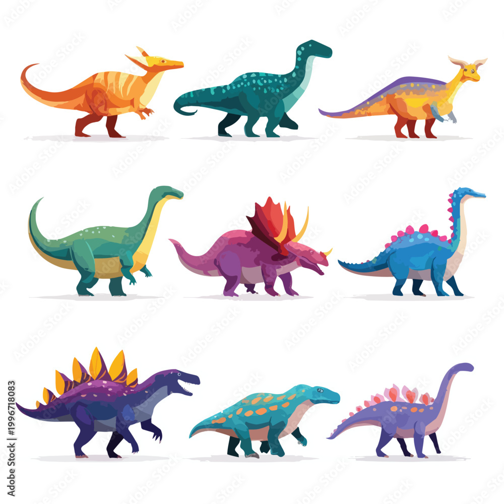 Obraz premium tyrannosaurus dinosaur vector
