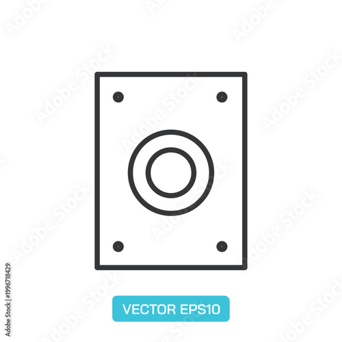 Music Audio line Icons. Thin Line Symbol Elements Collection.