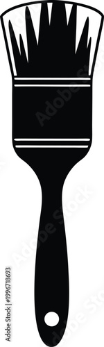 vector illustration of a brush