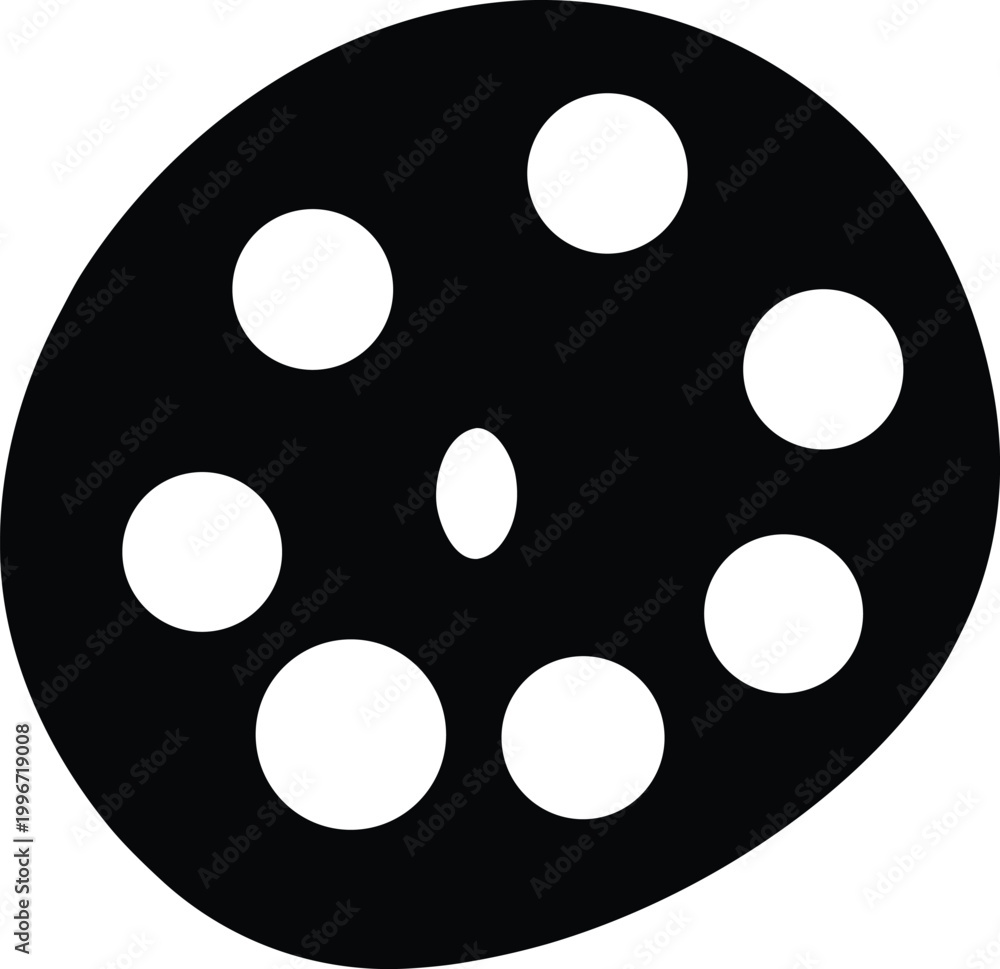 Obraz premium sewing button isolated on white