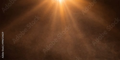 Grunge old paper texture background with smoky light rays, clouds and sky mist design