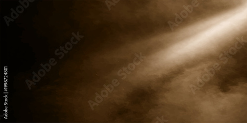 Grunge old paper texture background featuring dark storm clouds and a moonlit night sky with smoky fog motion