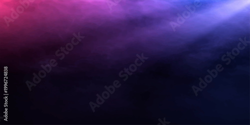 A dark storm cloudscape with abstract blue rays of lightning and motion textures creates a deep night sky backdrop over the sea