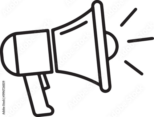 Black line of a desk lamp with a flexible arm and a lampshade