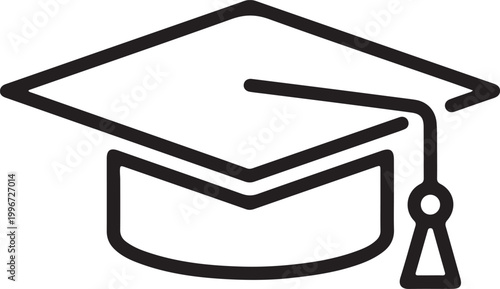 Black line of a house with a person standing in the doorway, style home building