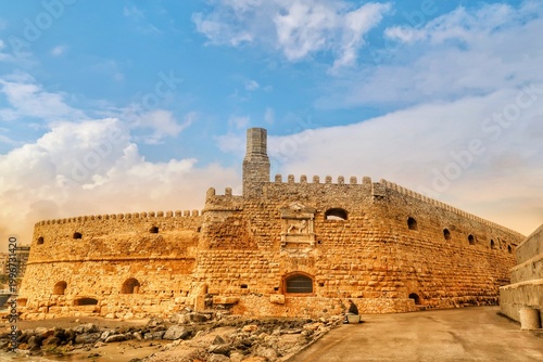 Fotografie Koules Fortress is a fortress located at the entrance of the old port of Heraklion, Crete