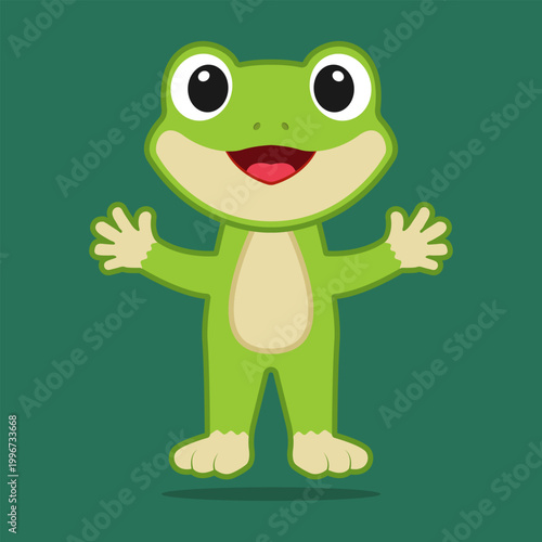 Frog vector image