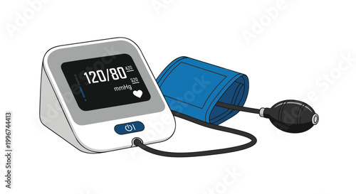 Blood pressure monitor, digital sphygmomanometer, medical device, healthcare equipment