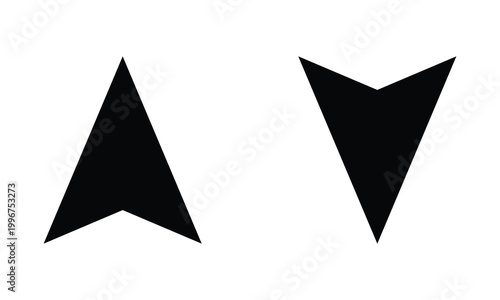 Free Download Web arrow up and down icon on white background. Vector Illustration . EPS 0 . - GFXLoad
