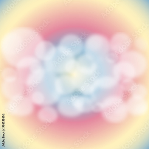 Colorful background with overlapping blurred circles and elegant glow
