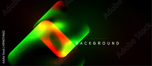 Abstract fluid shapes, vibrant colors blend into dark background. Modern design element, dynamic composition.