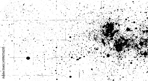 Billede på lærred Grunge dust overlay, scattered speckle particles and dirty xerox noise