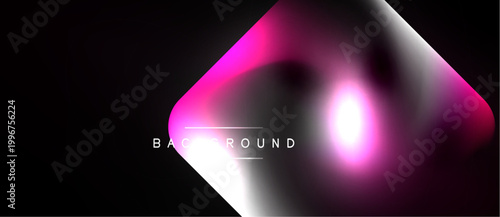 Abstract gradient background. Pink, white hues blend into darkness. Modern design element for digital projects. Minimalist aesthetic.