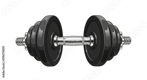 Dumbbell Weights for Strength Training.