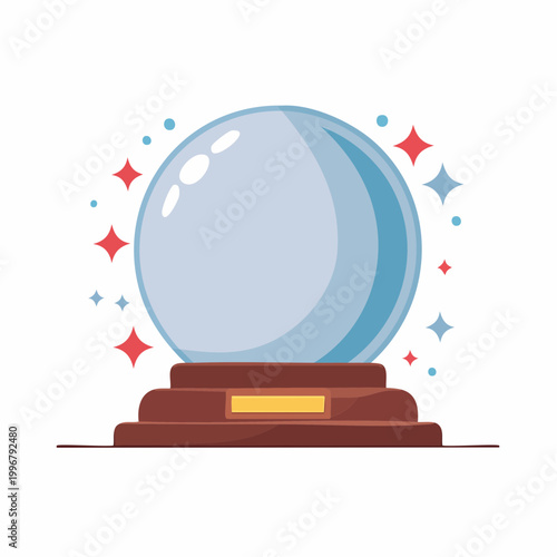 Crystal Ball with Stars