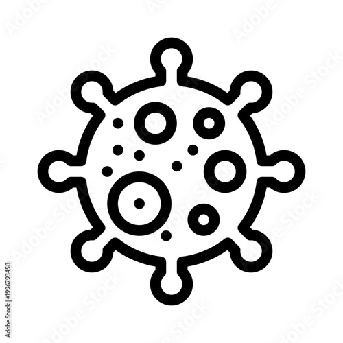 virus line icon