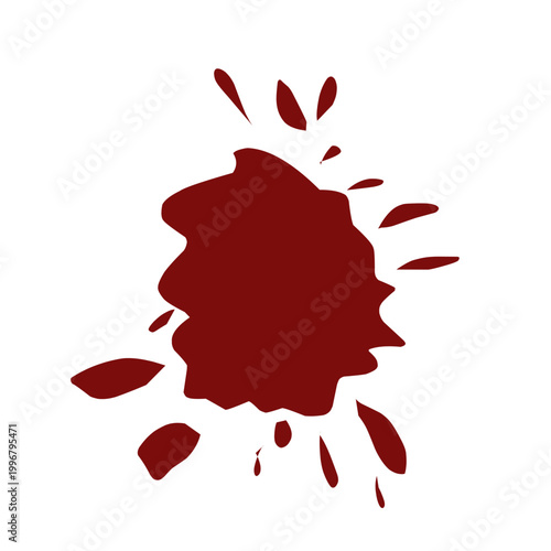 Blood Splash Vector