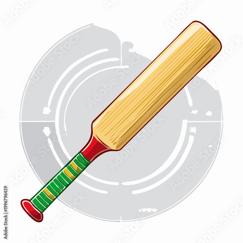 Cricket Bat Illustration