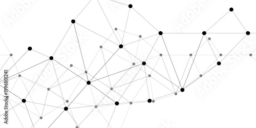 Vector Abstract digital illustration represents connectivity and network. A visual language of complex information. 