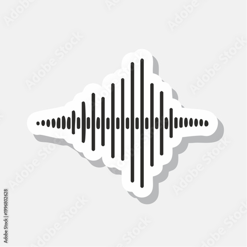 Sound Waveform Sticker