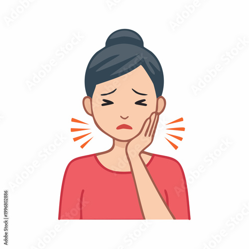 Woman with Toothache