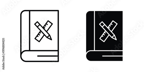 Brand guidelines icon design project. Editable clipart and line icons