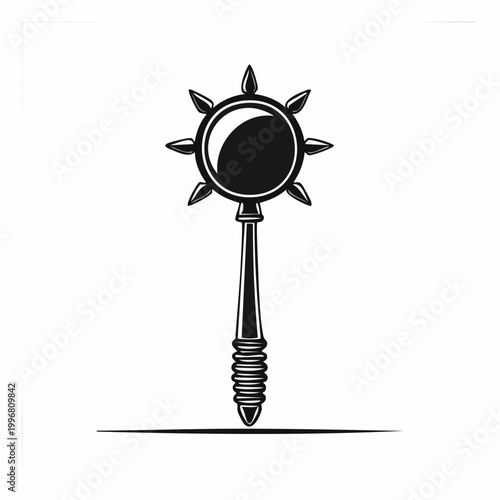 Medieval Spiked Mace Weapon Icon