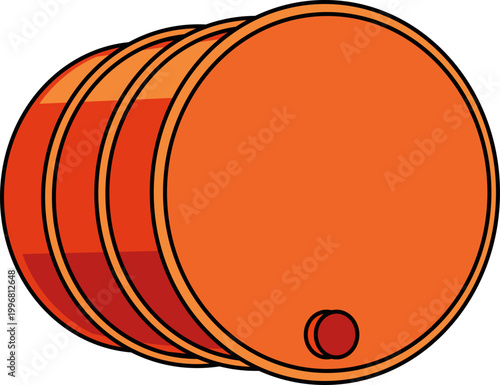 Illustration of Oil Barrel