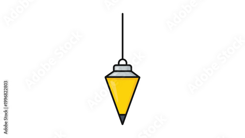 Tableau sur toile Plumb Bob Editable Stroke Vector Icon