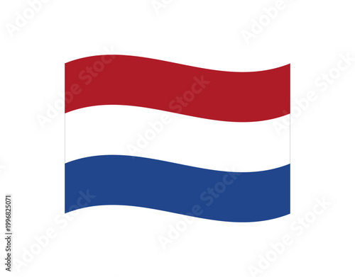Waving flag of Netherlands