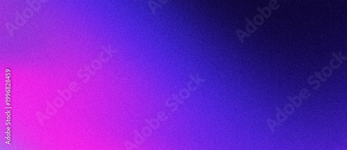 Foto Vibrant abstract gradient background with subtle noise texture shifting from magenta to blue colors