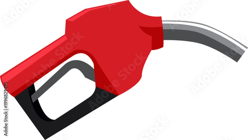 Gasoline Nozzle Pump Illustration