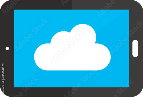 Flat style tablet
