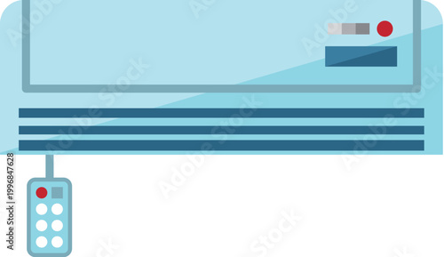 Flat style air conditioning