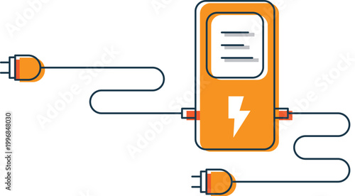 Line style portable charger
