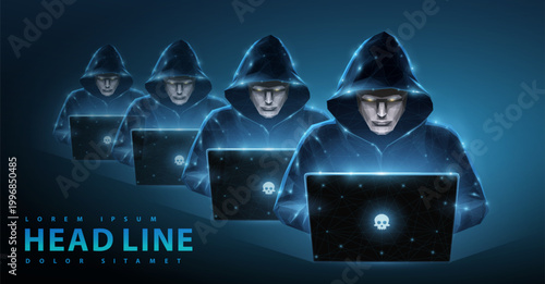 Fast modern express passenger train on high speed railway moving from flash light. Futuristic technology, hi tech future digital transport concept. Low pole 3d abstract illustration