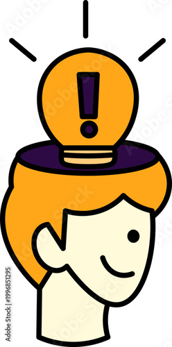 Brainstorming Idea Lightbulb Exclamation