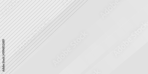 background design with diagonal line pattern in grey colour. Vector white horizontal template for business banner, formal invitation backdrop, luxury.
