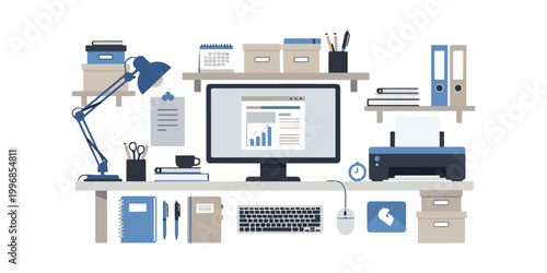 This professional technology set includes a computer network cable, adapter, hub, and patch illustration icons for business server data connection and web communication design