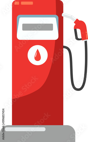 Gas Station Illustration