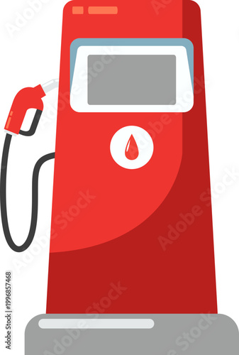 Gas Station Illustration