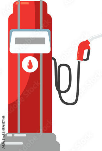 Gas Station Illustration