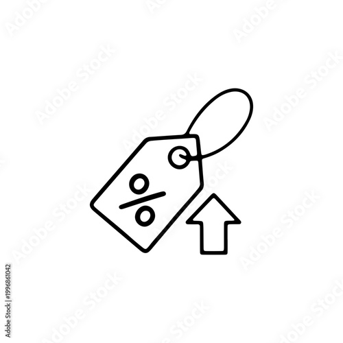 Price Increase Percentage Icon