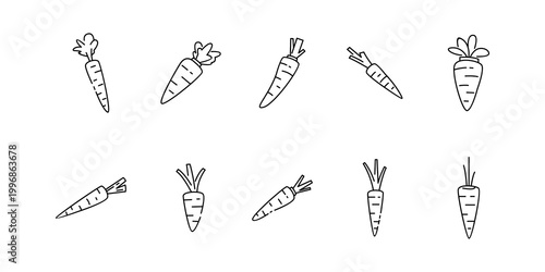 Carrot Line Icon