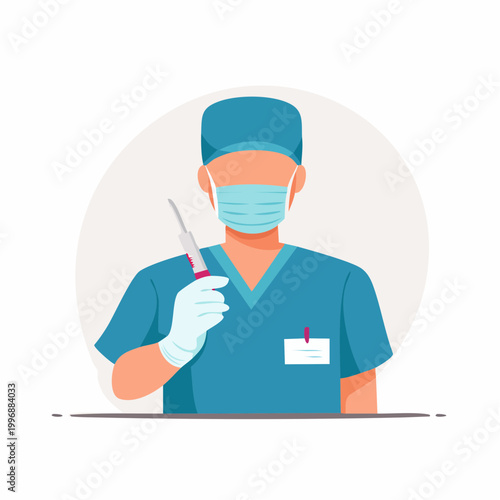 Doctor Holding Syringe