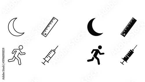 Contrasting icons of health, measurement, and physical activity