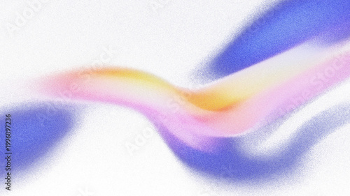 Schilderij op canvas Abstract Multicolor Gradient Motion Background With Soft Blur Light Flow Effect